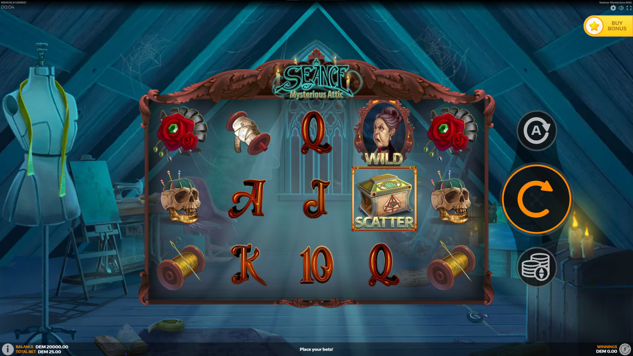 Seance: Mysterious Attic – play free demo | GamblingShot