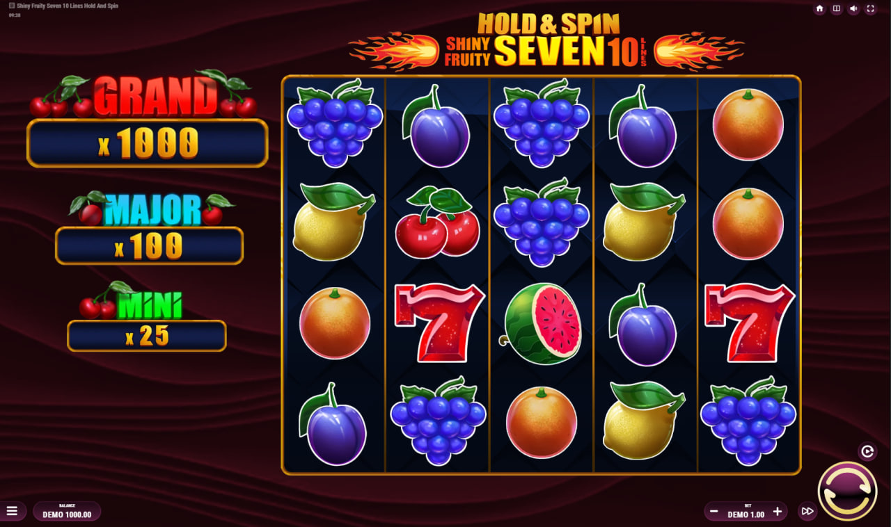 Shiny Fruity Seven 10 Lines – грати безкоштовно в демо | GamblingShot