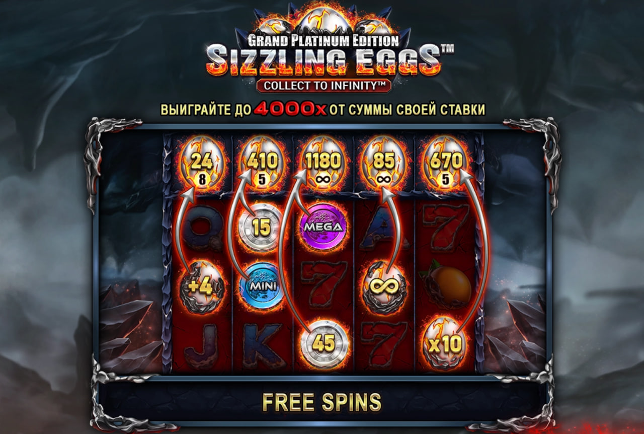 Sizzling Eggs Grand Platinum Edition – играть бесплатно в демо | GamblingShot