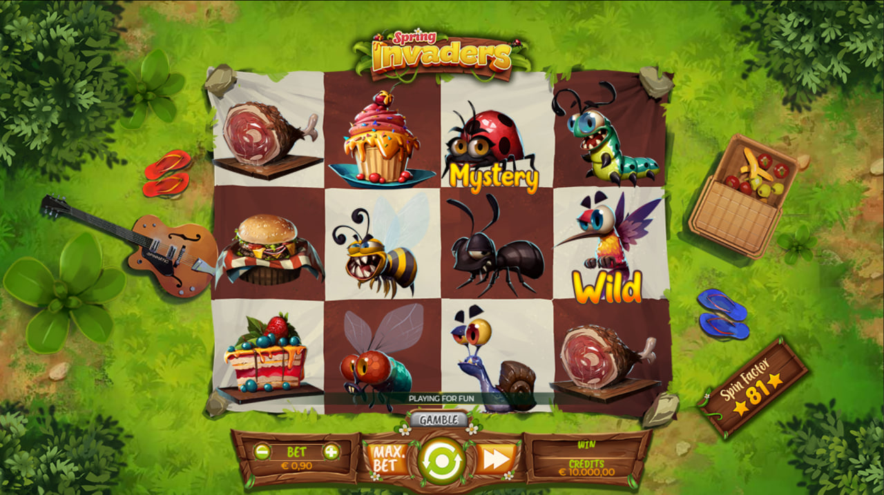 Spring Invaders – играть бесплатно в демо | GamblingShot