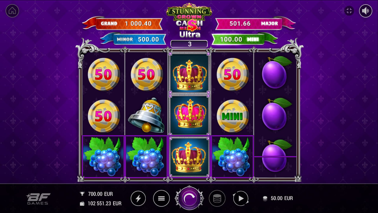 Stunning Crown Cash Mesh Ultra – play free demo | GamblingShot
