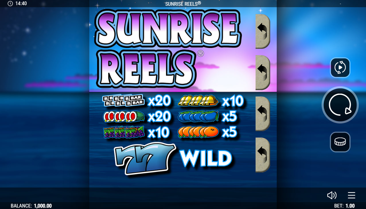 Sunrise Reels – играть бесплатно в демо | GamblingShot