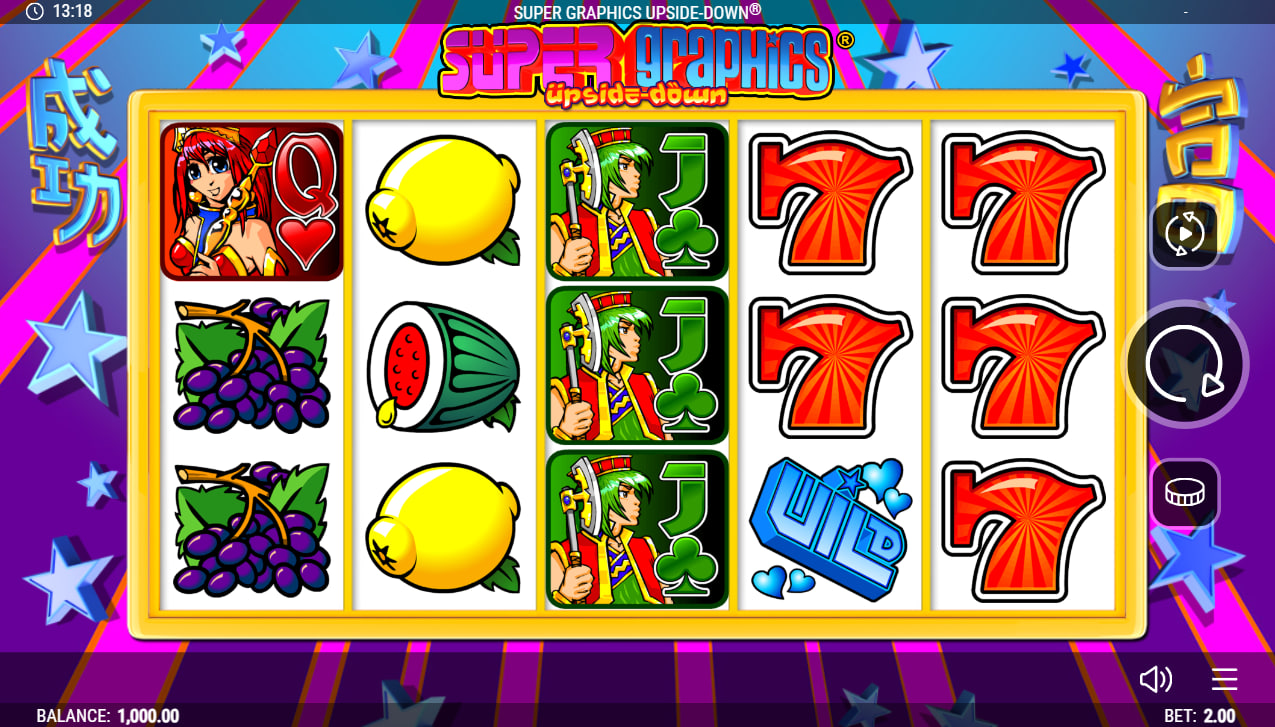 Super Graphics Upside-Down – играть бесплатно в демо | GamblingShot