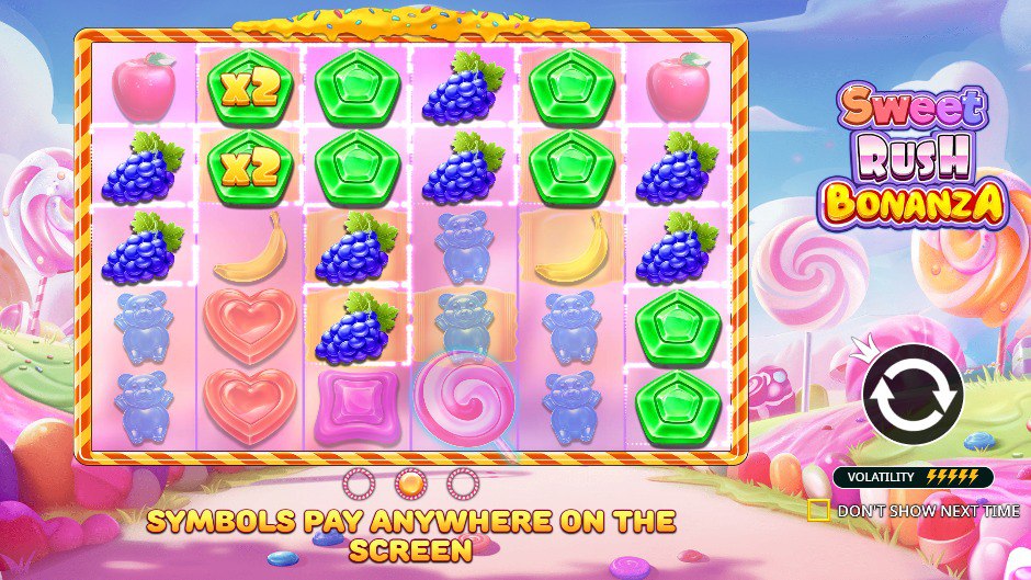 Sweet Rush Bonanza – грати безкоштовно в демо | GamblingShot