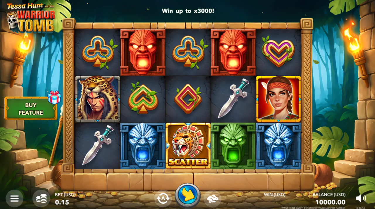 Tessa Hunt and the Warrior Tomb – грати безкоштовно в демо | GamblingShot