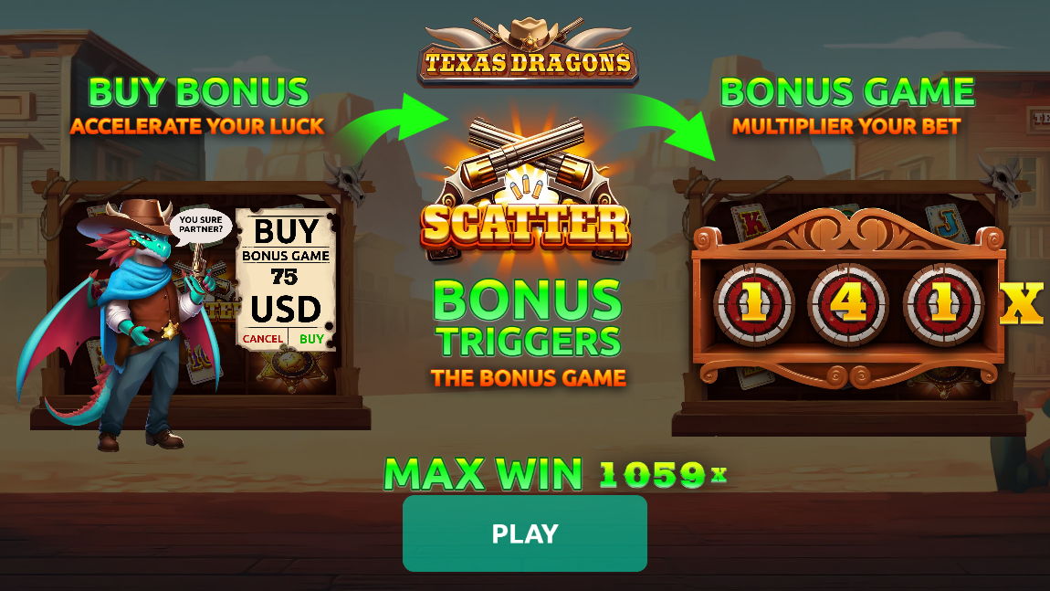 Texas Dragons – играть бесплатно в демо | GamblingShot