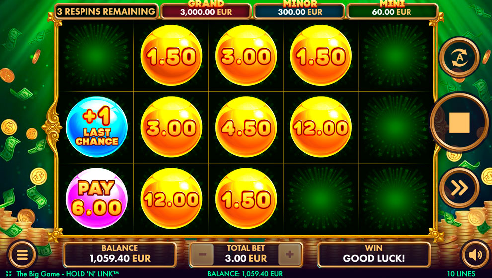 The Big Game: Hold ‘n’ Link – грати безкоштовно в демо | GamblingShot