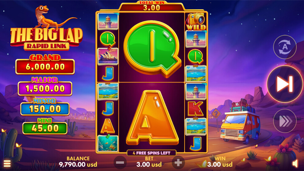 The Big Lap: Rapid Link – play free demo | GamblingShot