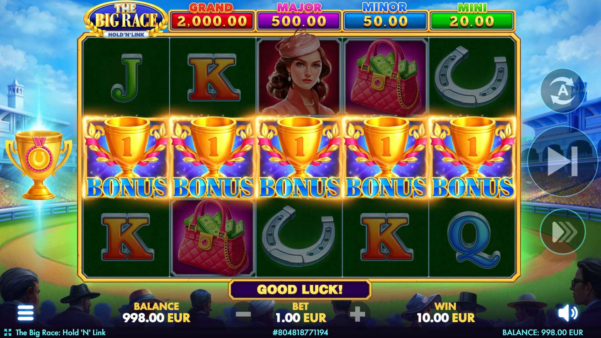 The Big Race: Hold ‘N’ Link – play free demo | GamblingShot