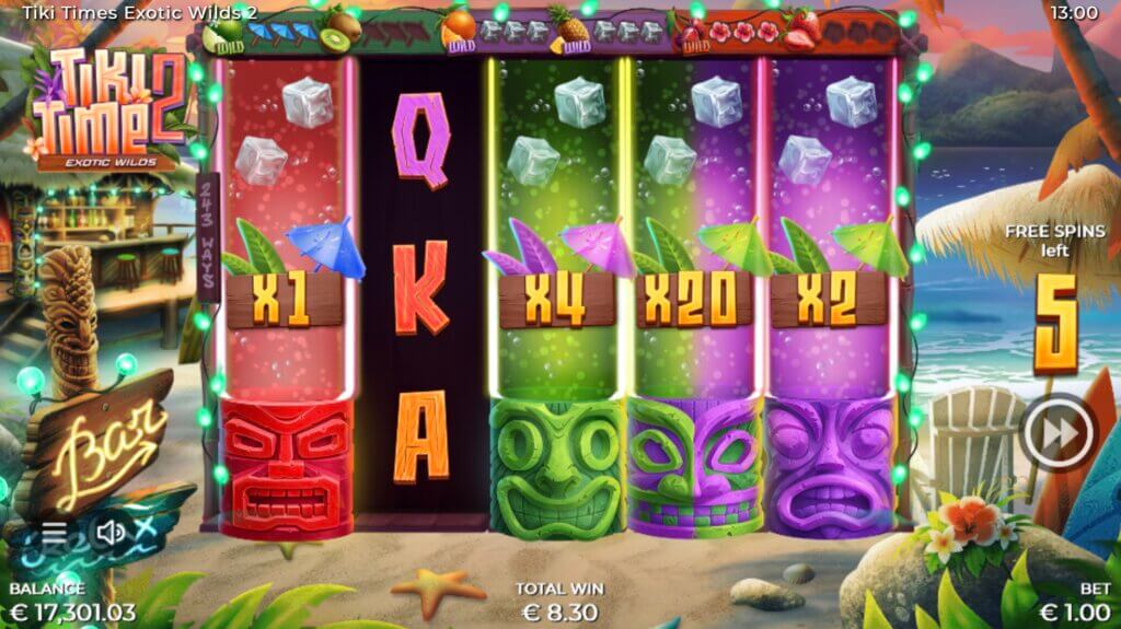 Tiki Time Exotic Wilds 2 – грати безкоштовно в демо | GamblingShot