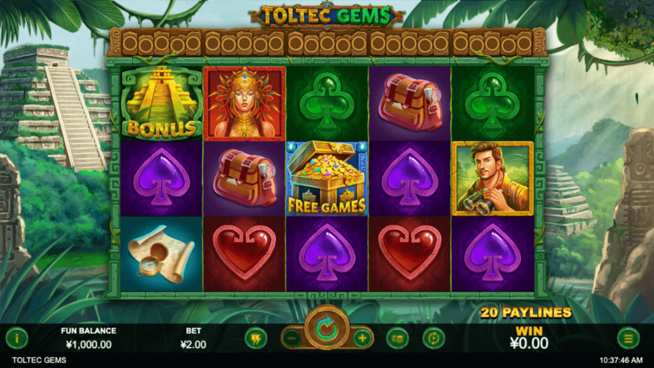 Toltec Gems – играть бесплатно в демо | GamblingShot