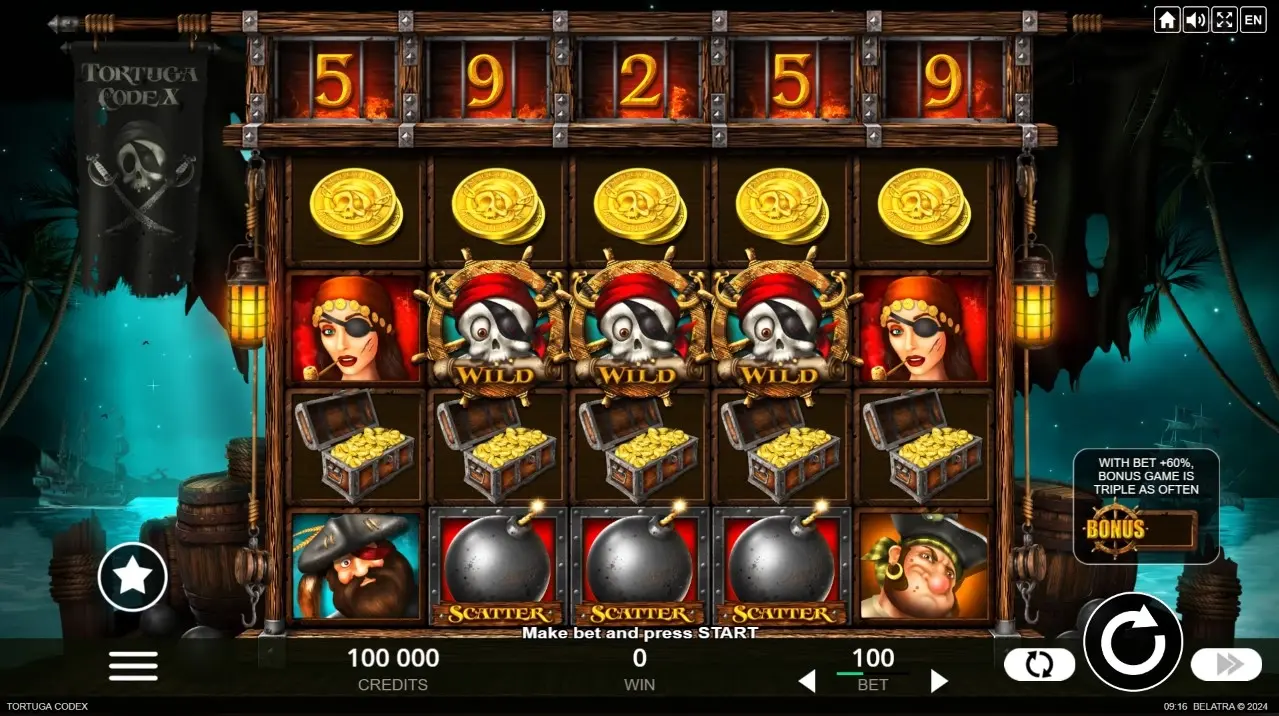 Tortuga CodeX – грати безкоштовно в демо | GamblingShot