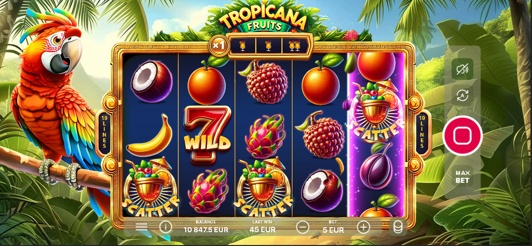 Tropicana Fruits – играть бесплатно в демо | GamblingShot