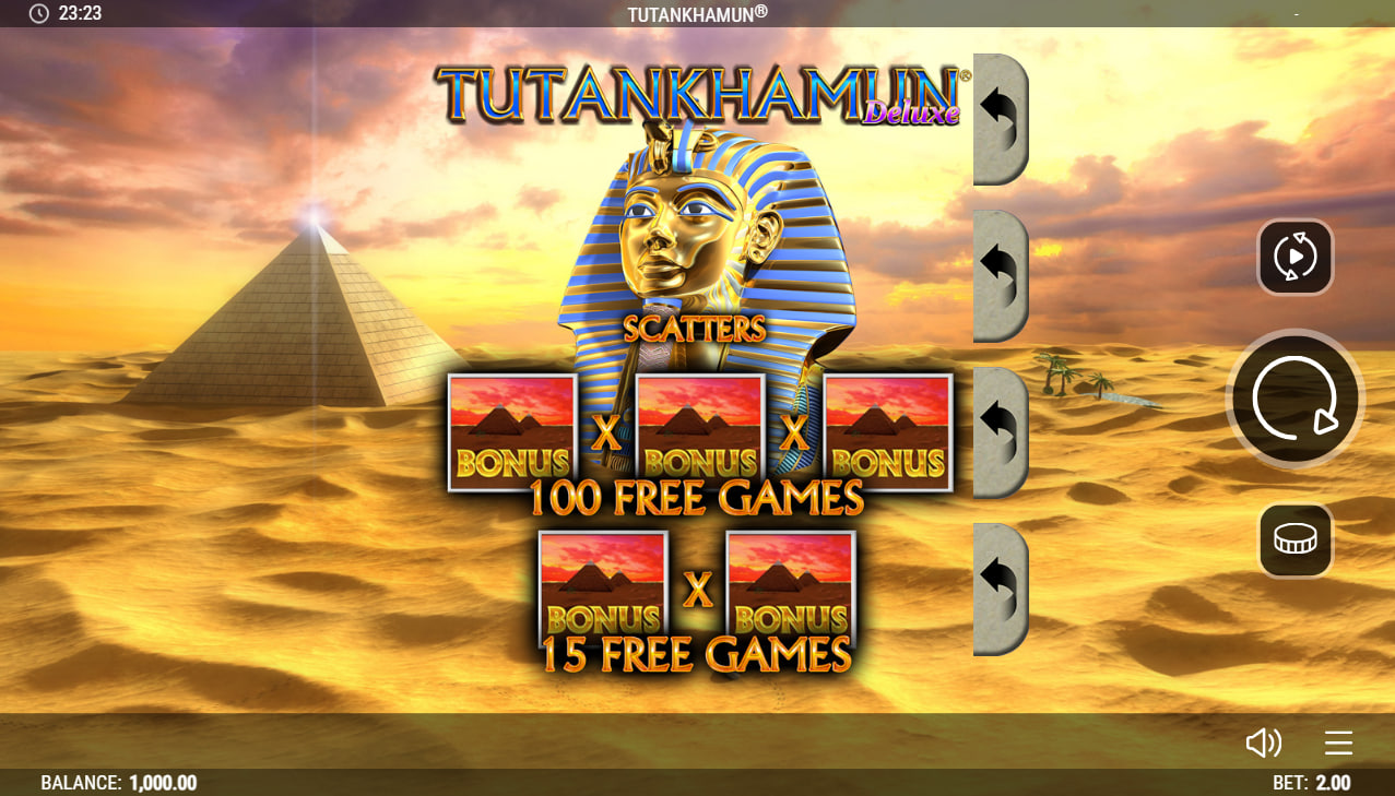 Tutankhamun Deluxe – play free demo | GamblingShot