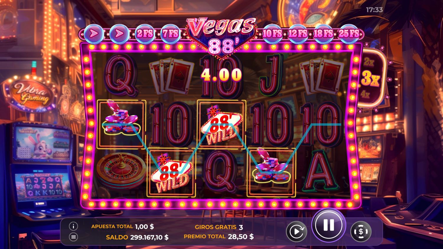 VEGAS 88 – играть бесплатно в демо | GamblingShot