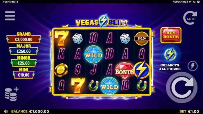 Vegas Blitz – грати безкоштовно в демо | GamblingShot