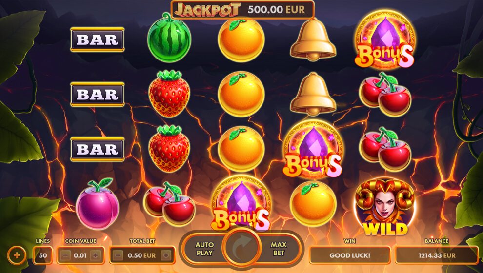 Volcano Fruits – грати безкоштовно в демо | GamblingShot