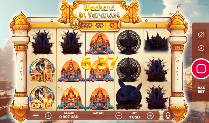 Weekend in Varanasi – грати безкоштовно в демо | GamblingShot