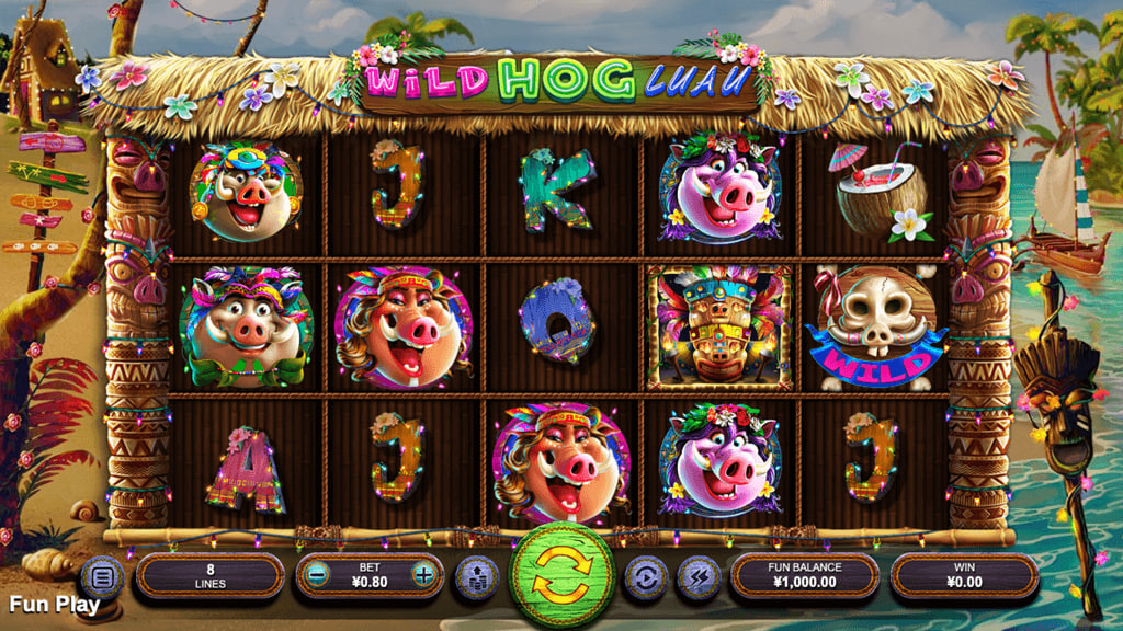 Wild Hog Luau – играть бесплатно в демо | GamblingShot