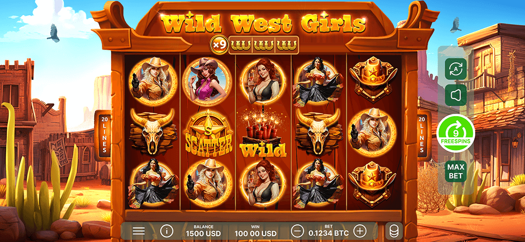Wild West Girls – грати безкоштовно в демо | GamblingShot