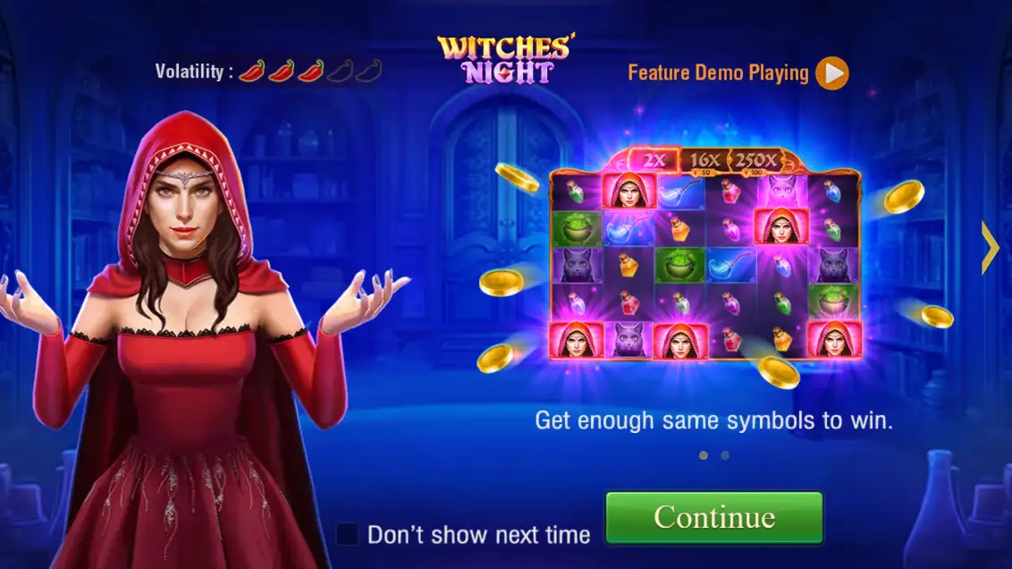 Witches' Night – играть бесплатно в демо | GamblingShot