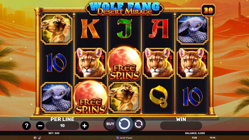 Wolf Fang – Desert Mirage – грати безкоштовно в демо | GamblingShot