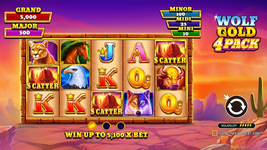 Wolf Gold 4 Pack – играть бесплатно в демо | GamblingShot
