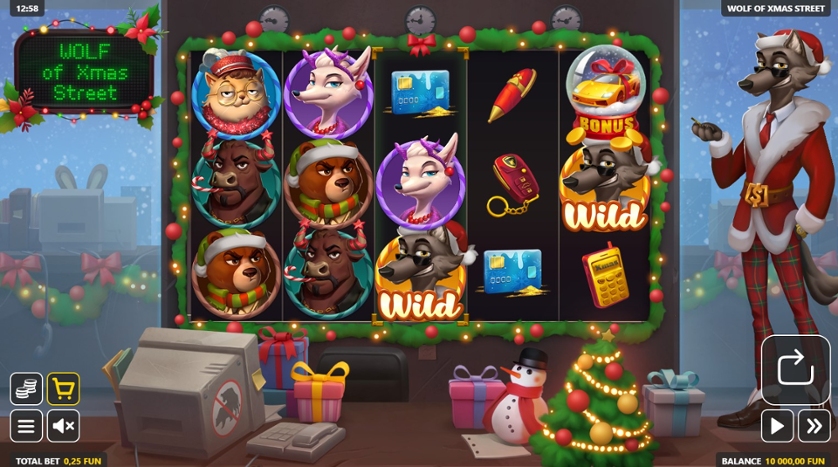 Wolf of Xmas Street – play free demo | GamblingShot