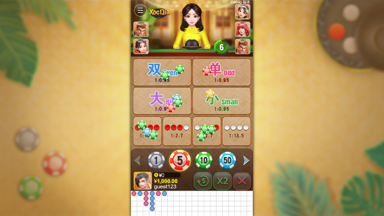 Xoc Dia – грати безкоштовно в демо | GamblingShot