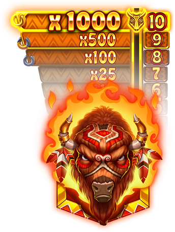 10 Flaming Bisons – игровой автомат с высоким RTP | GamblingShot