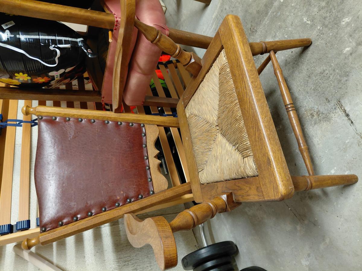 Leder Stuhl