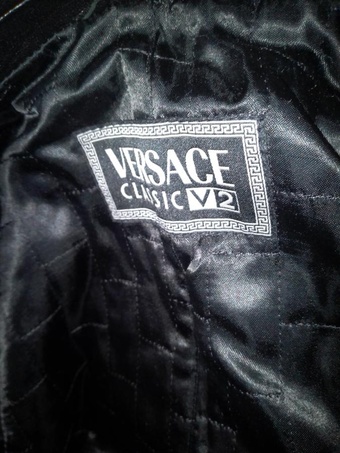 Versace Classic V2 Mantel Leder.