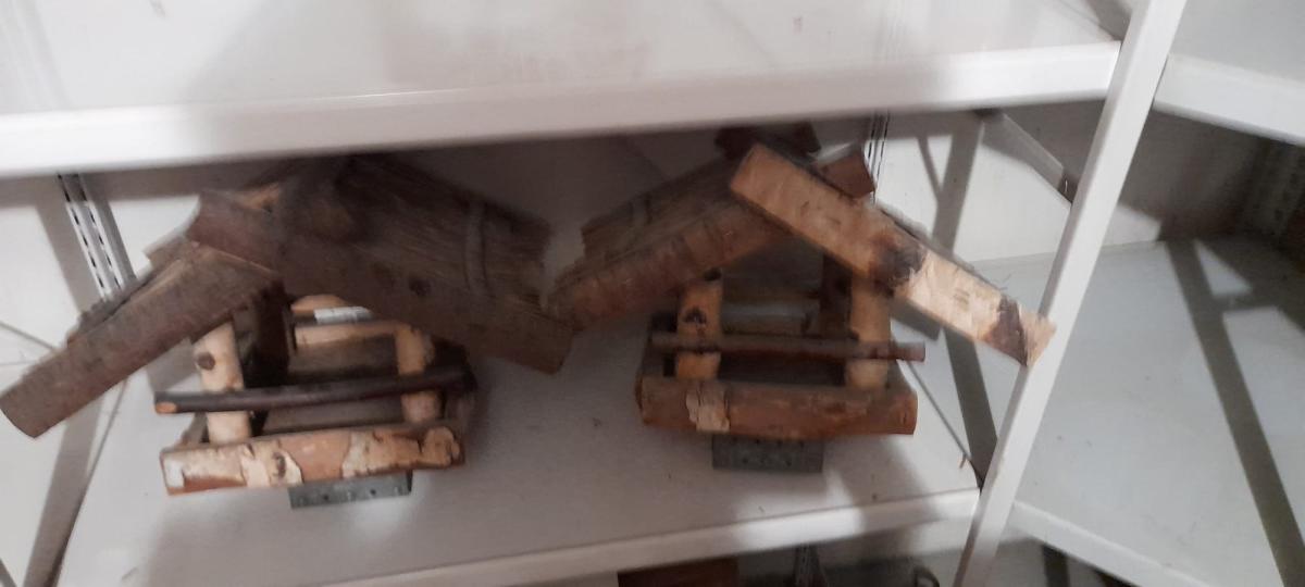 Vogelhäuschen,und Bastelmaterial
