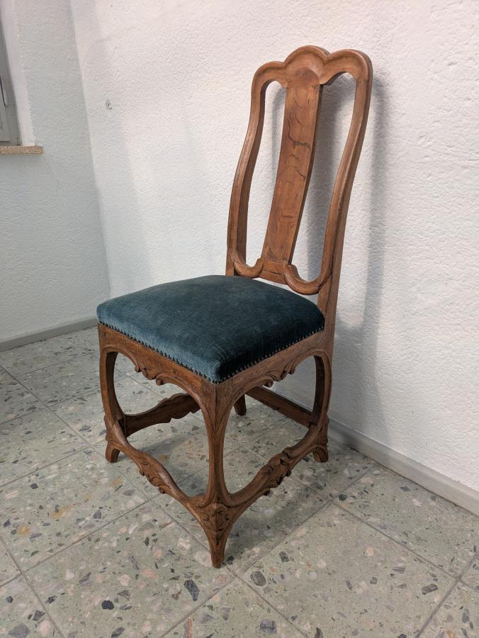 2 sehr alte schöne Barock Stühle antik