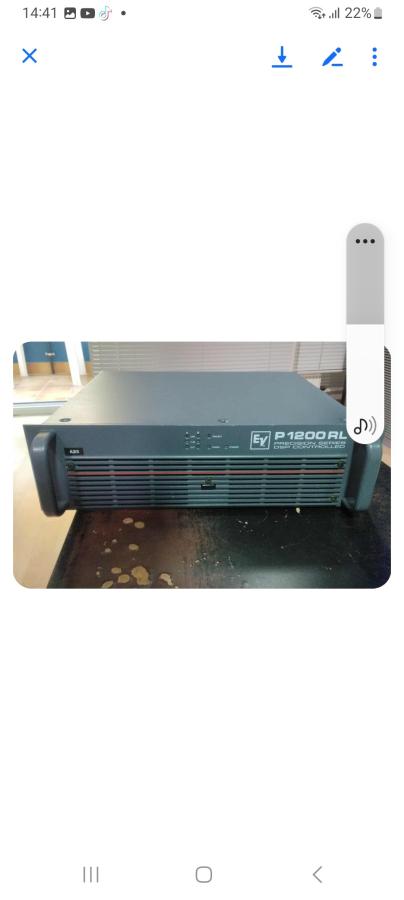 Electro Voice P1200RL verstärker