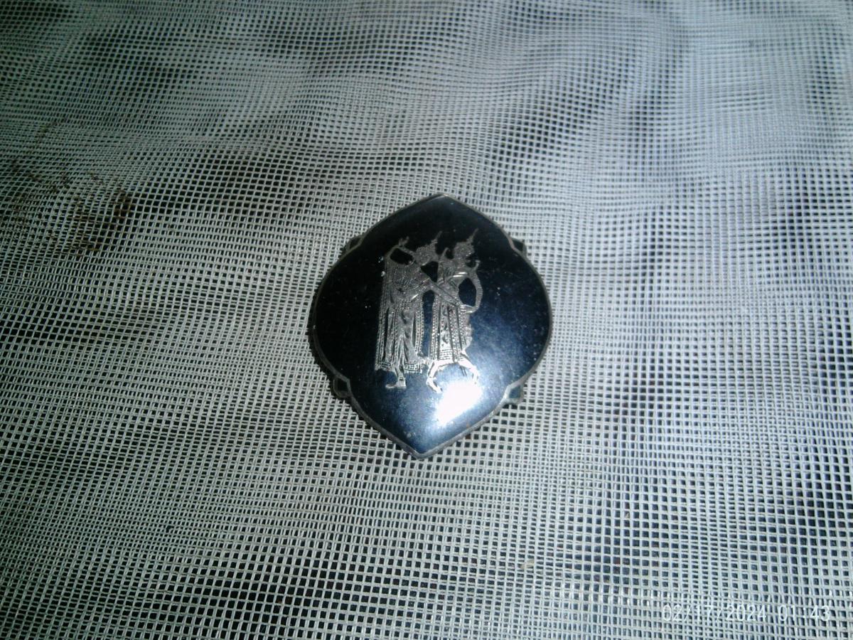 925 Silber Tulla Brosche Tempel Tänzerin
