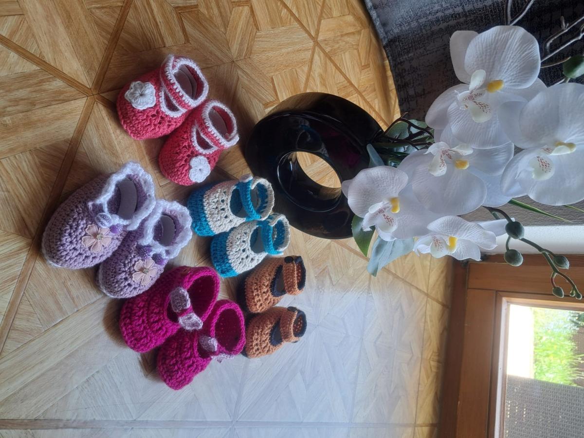 Gehäkelte Babyschuhe