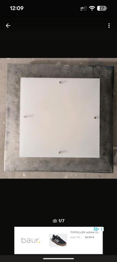 Deckenleuchte 50x50
