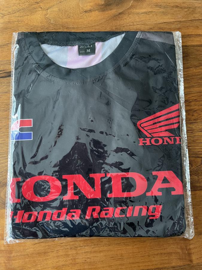 NEU Honda Langarm Shirt rot/ schwarz TOP