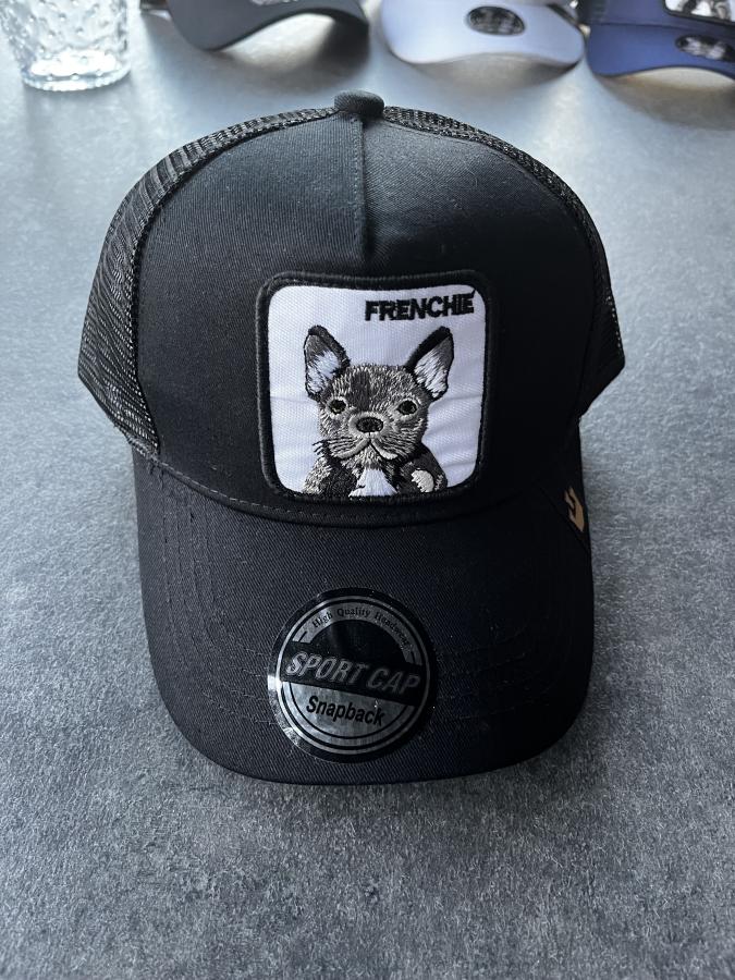NEU Cap Frz. Bulldogge schwarz TOP !