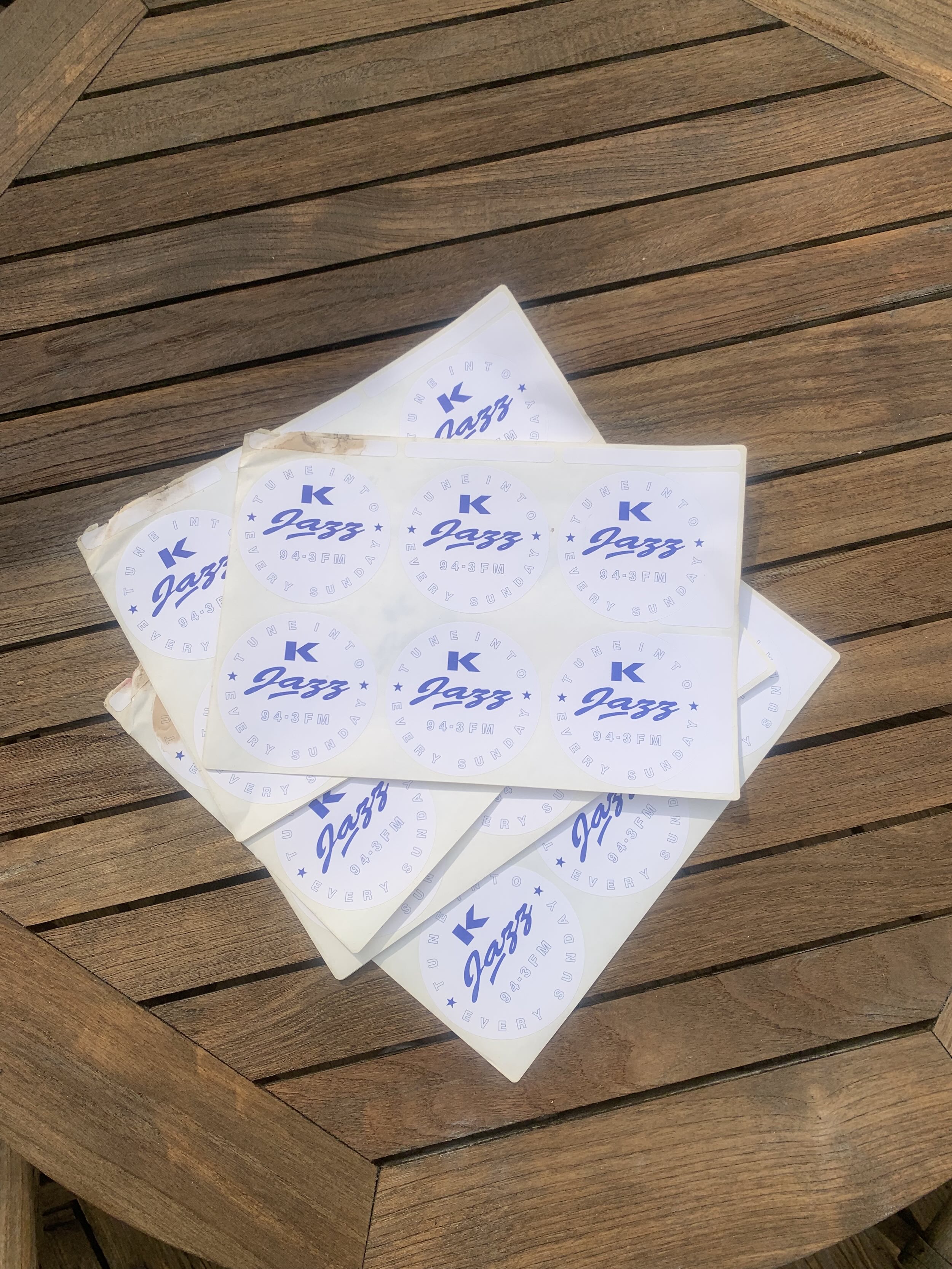 K Jazz Stickers 