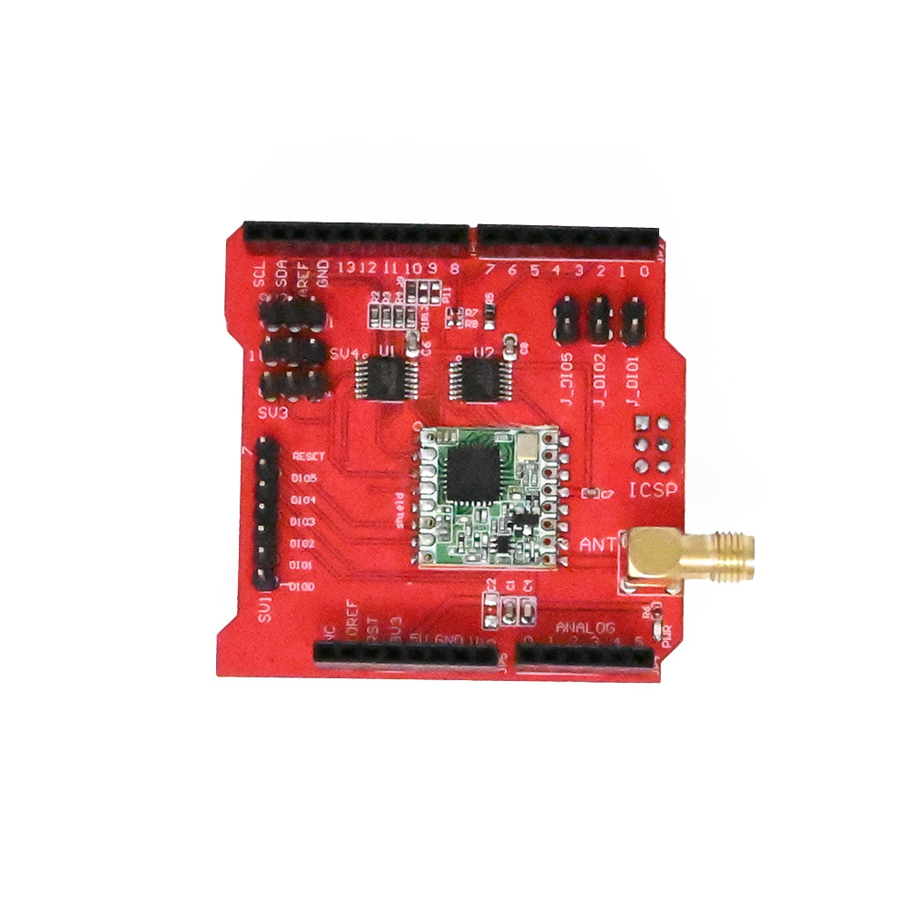 Wireless Transmitter 433Mhz, Lora Shield for Leonardo,, UNO, Mega2560,, Duemilanove, Due
