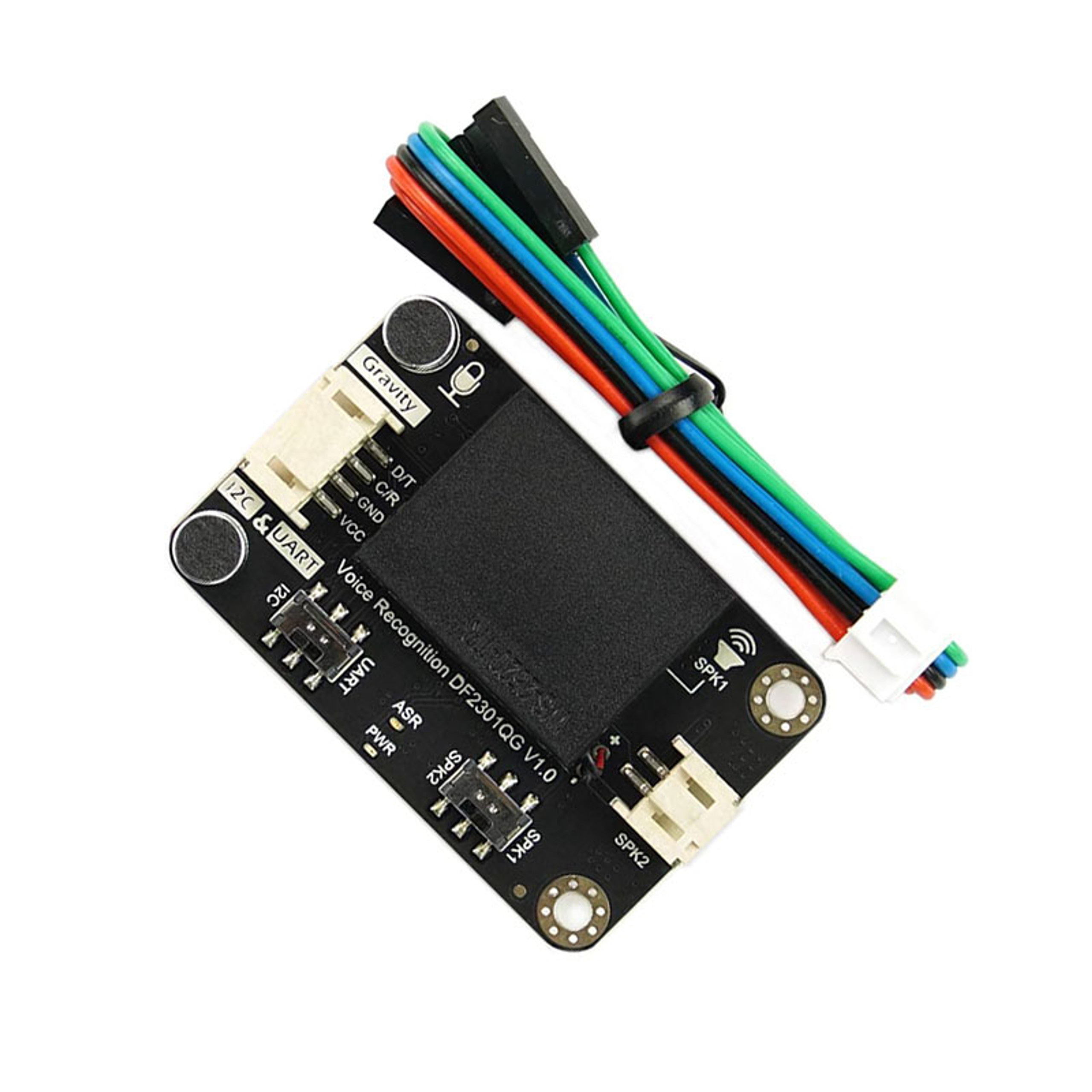 Gravity: Offline Language Learning Voice Recognition Sensor for Arduino, Raspberry Pi, ESP32 - I2C, UART