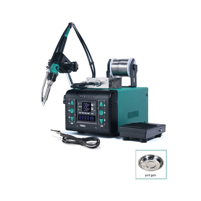 YIHUA 928DT anti static lead free rework station foot operate tin auto soldering iron constant temperature soldering station 60W