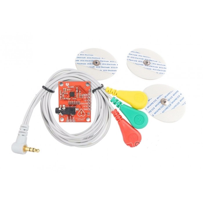 Heart Rate Monitor Kit with AD8232 ECG sensor module – Good Quality