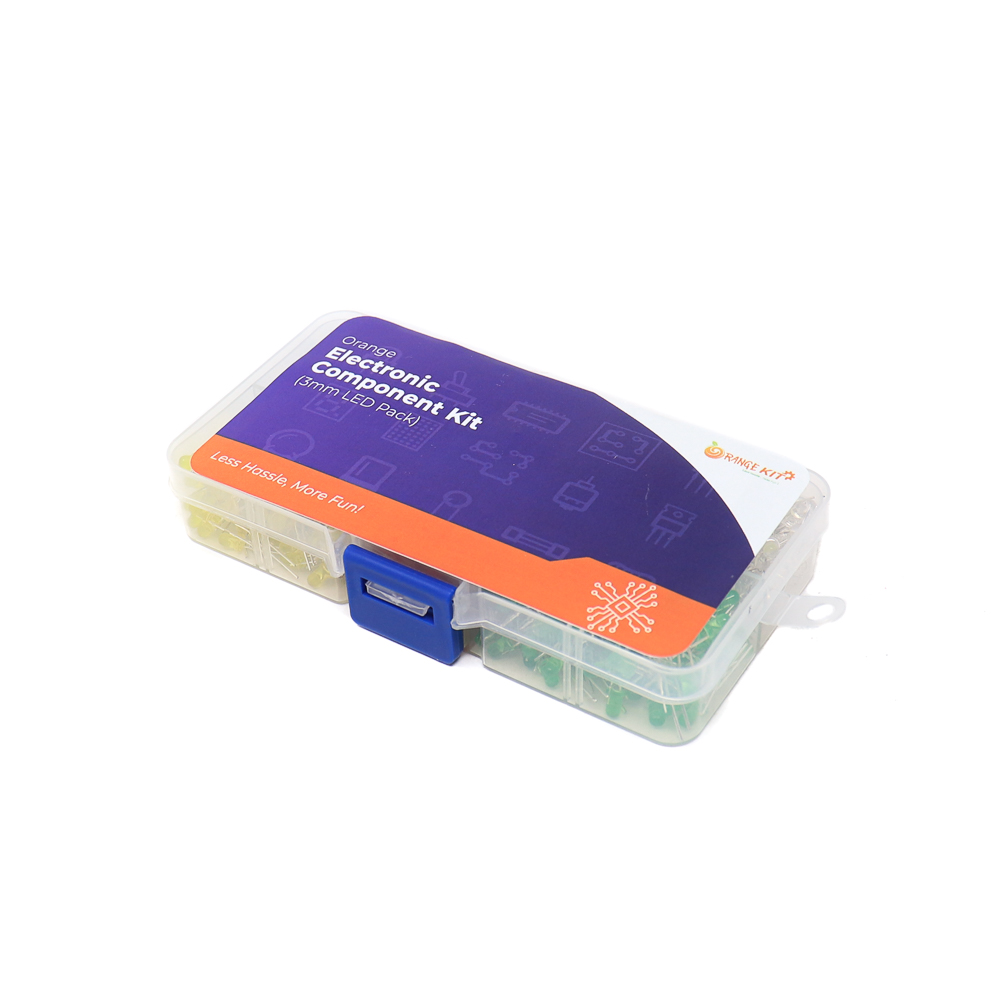 ORANGE 500PCS 5 Colors F3 MM LED Kit