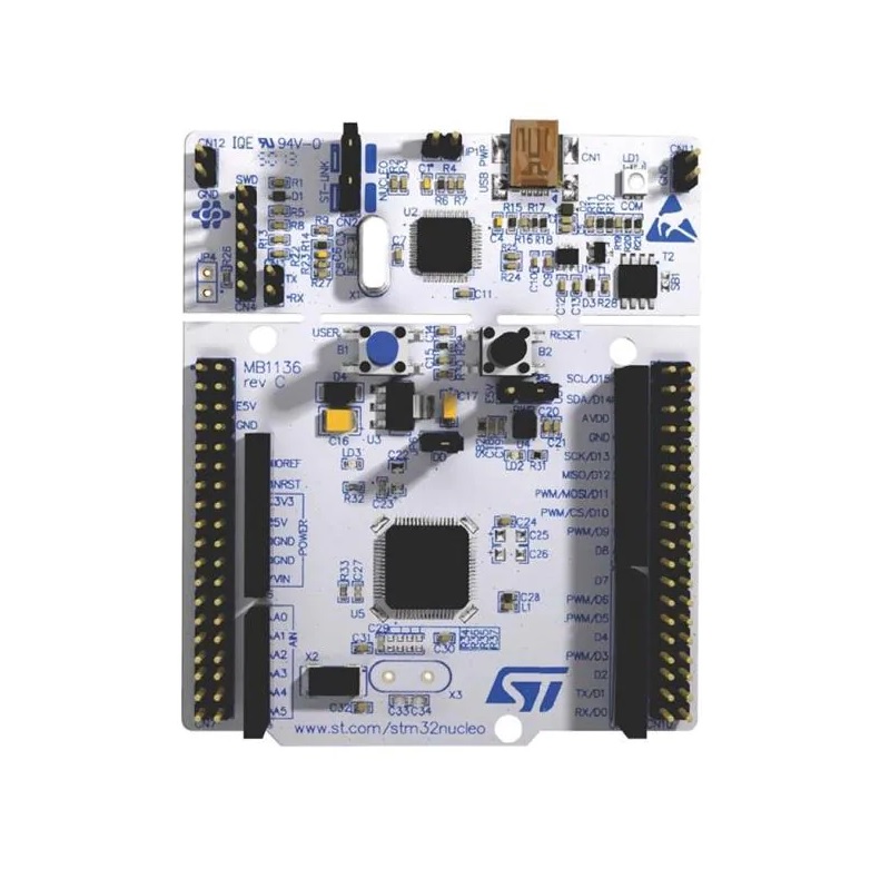 STMICROELECTRONICS Development Board, Nucleo-64, STM32F446RE MCU, On-Board Debugger, Arduino, ST Zio&Morpho Compatible