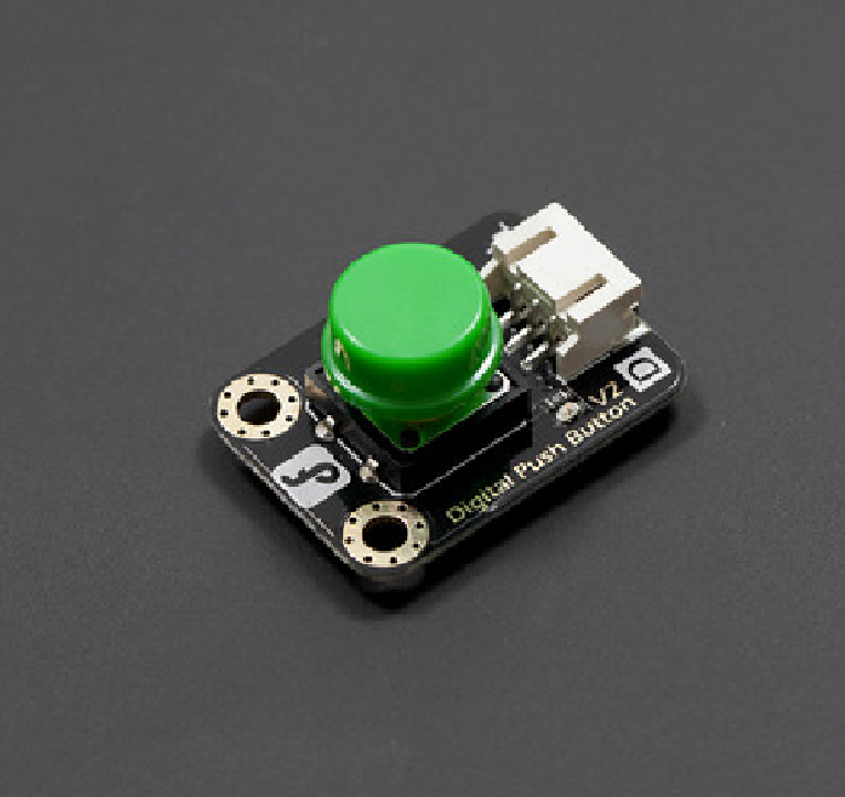 DFRobot Gravity: Digital Push Button (Green)