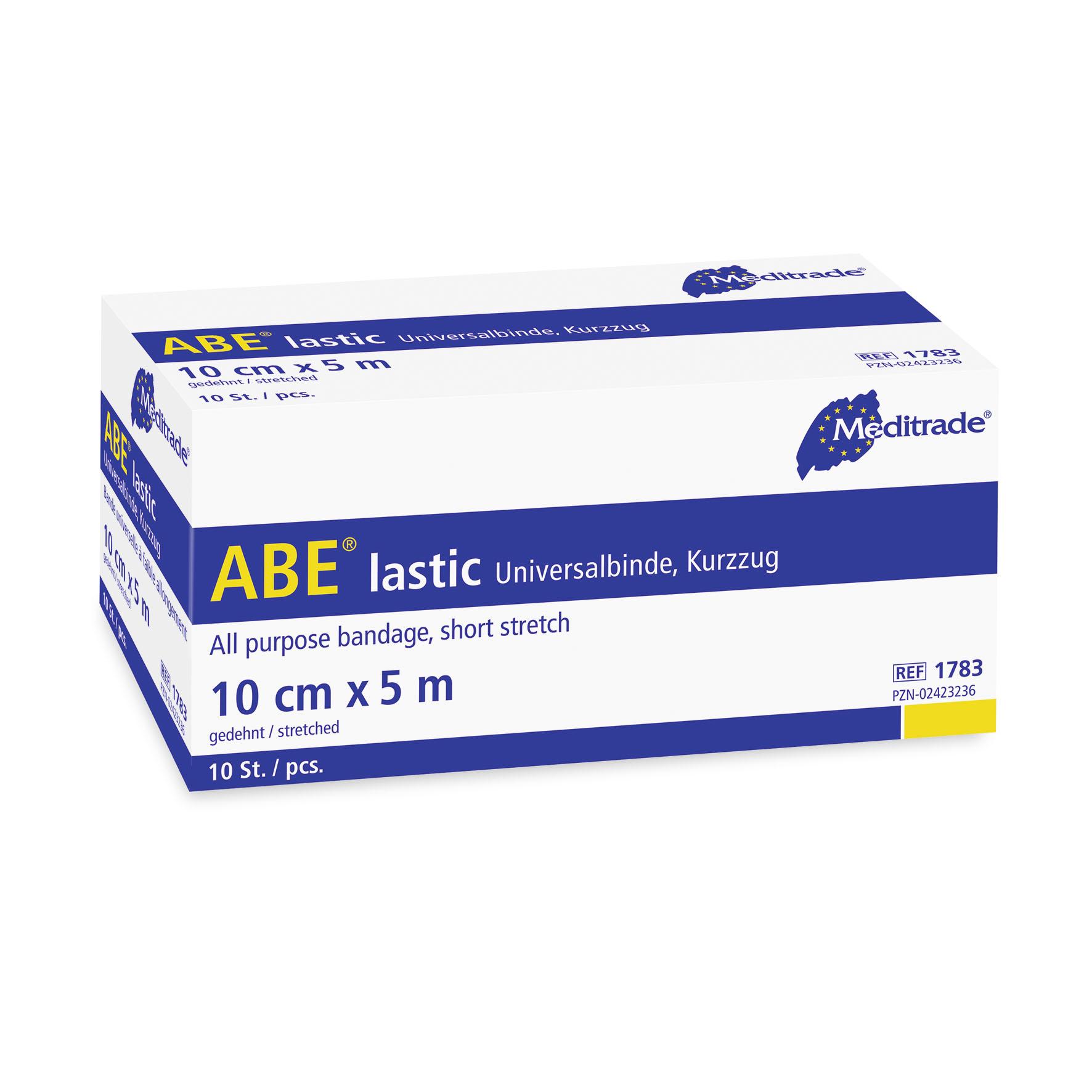 ABE® lastic unsteril dauerelastische Mittelzugbinde, 10 cm x 5 m,
