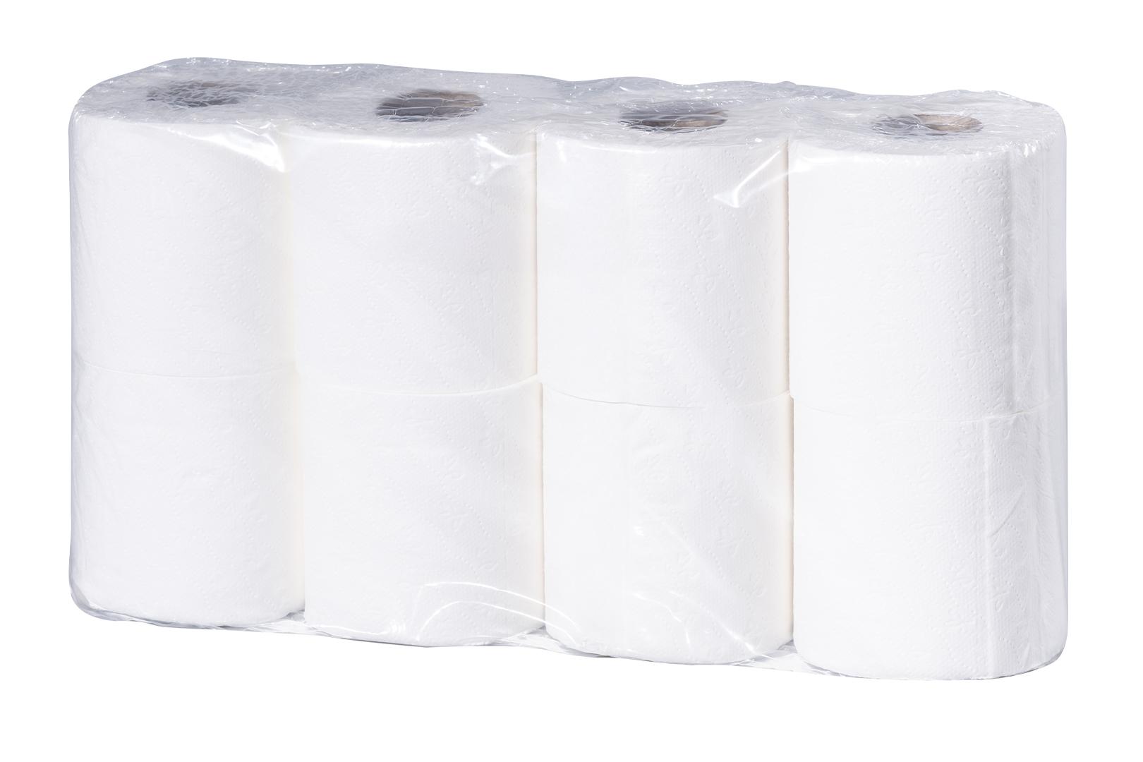 Toilettenpapier Kleinrolle, 2-lagig, 250 Blatt, Zellulose
